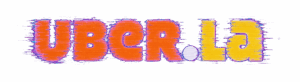 modern retro uber.la logo